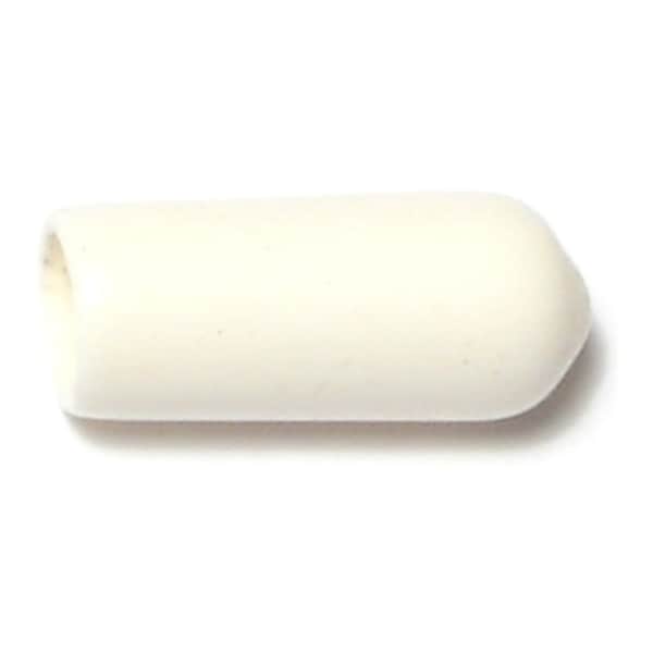 Midwest Fastener Screw Cap, 1/4 in Dia, White, Plastic White, 25 PK 65963 - main